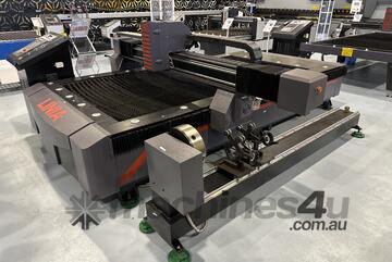 LINIA CNC PLASMA 75A CUTTING MACHINE | PIPE CUTTING SERVO ATTACHMENT | THERMACUT 75A PLASMA