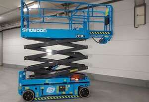 In Stock Now! Sinoboom 40ft Electric Scissor LIft, With 5 Years Structural Warranty