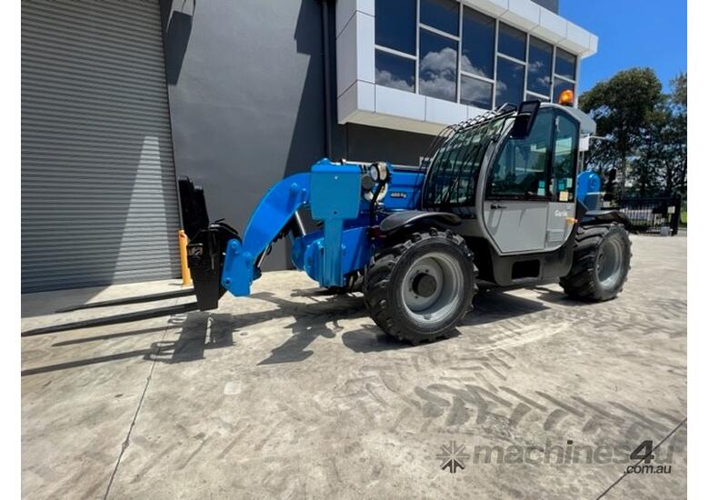 Used 2012 Genie Genie GTH 40 13 Telehandler Forks 4 in 1 Bucket 10yr