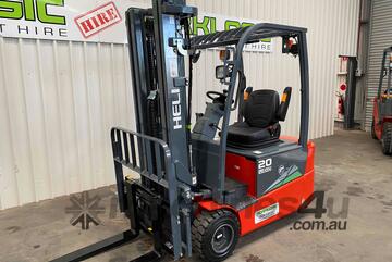 Heli Lithium Electric 2 Tonne 3 Wheel Counterbalance