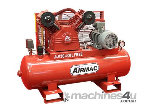 caption CVA Compressors - New Airmac Oil Free Piston Compressor - V30-OF 415 - 18cfm