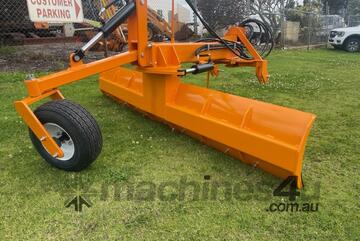 Grader Blade Barrett 3PL 10ft 2 way hydraulic angle and hydraulic wheel