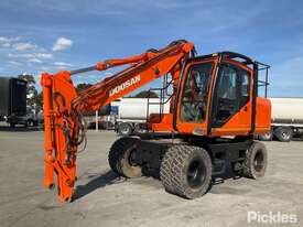 2006 Doosan Solar 140WV Wheeled Excavator - picture1' - Click to enlarge