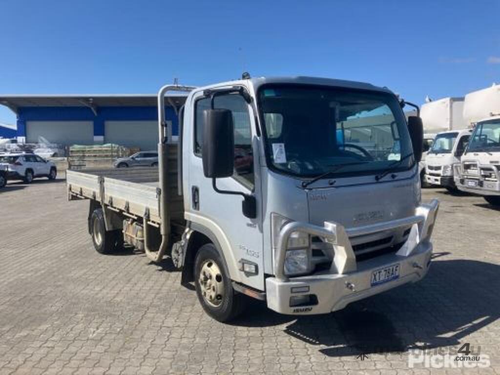 Buy Used 2018 Isuzu 2018 Isuzu NPR 55155 Table Top Tray Truck in