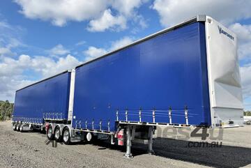 2023 Vawdrey 34 Pallet Drop Deck B Double Curtainsider Combination