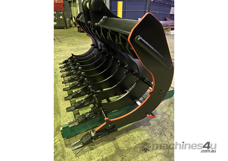 AUSTRALIAN MADE GEAR Multi Purpose Rake 1.5M 5.5T Excavators