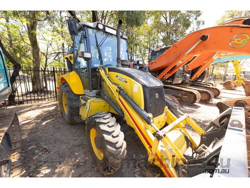 caption NEW HOLLAND B110B BACKHOE