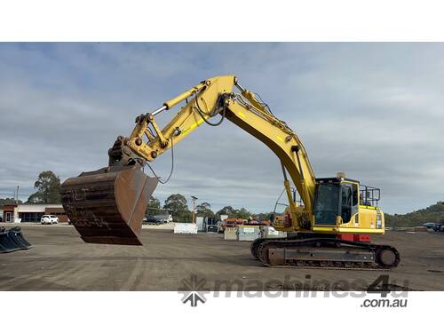 caption Komatsu PC300 Excavator