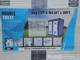 Unused Bastone Portable Double Toilet & Sinks  - picture0' - Click to enlarge