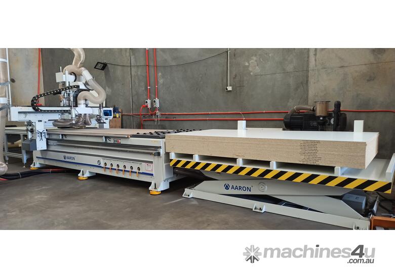 caption AARON Auto Loading & unloading Dual spindle with Drilling Unit CNC Machine 21L