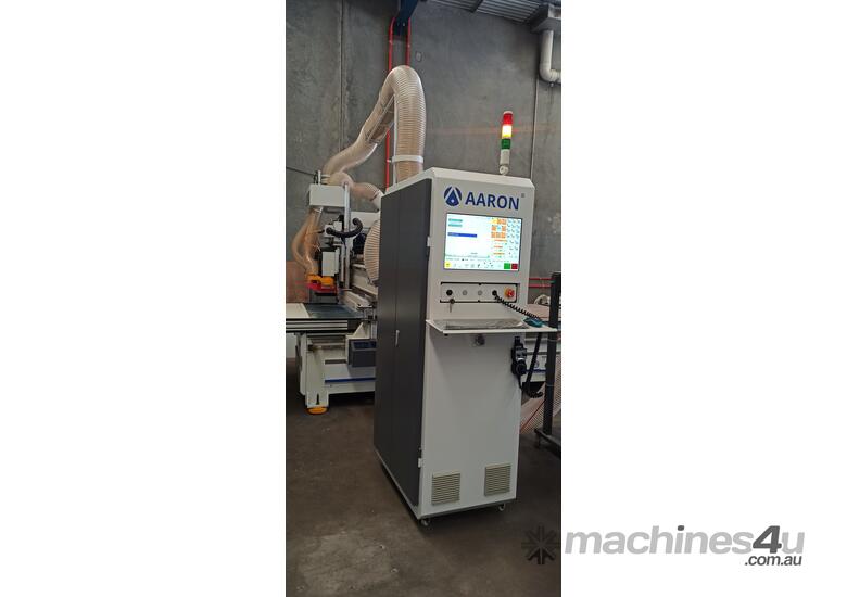 caption AARON Auto Loading & unloading Dual spindle with Drilling Unit CNC Machine 21L