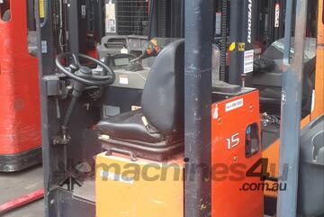Doosan 1.3 Ton Reach Truck | 4.5m Lift Height | Sit-Down Design Doosan 1.3 Ton Reach Truck | 4.5m Lift Height | Sit-Down Design