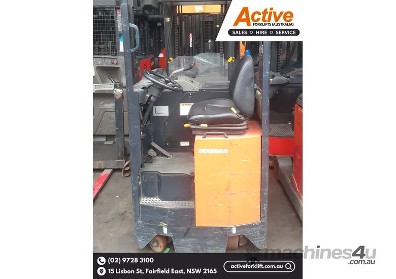 Doosan 1.3 Ton Reach Truck | 4.5m Lift Height | Sit-Down Design