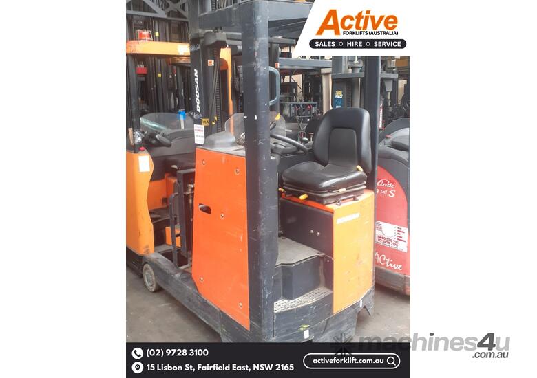 Doosan 1.3 Ton Reach Truck | 4.5m Lift Height | Sit-Down Design