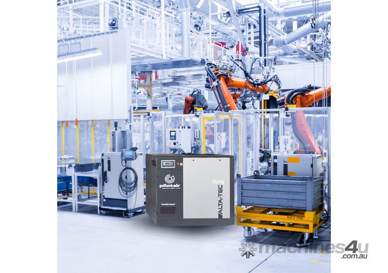 PAC 5.5RMD Rotary Screw Mounted Air Compressor and 5.5 KW dryer 268 Lt retriever