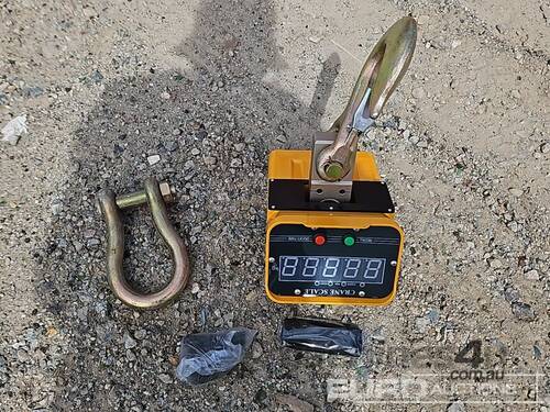 caption Unused 5T Digital Crane Scale