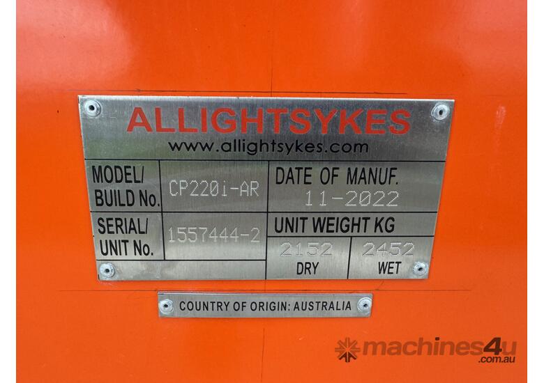 caption Sykes CP220i Pump and Pipe Package
