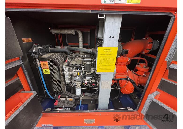 caption Sykes CP220i Pump and Pipe Package