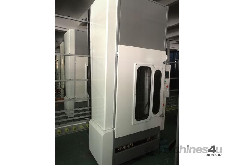 caption Vertical Glass Sandblasting Machine | Auto & Manual | 2000mm Capacity