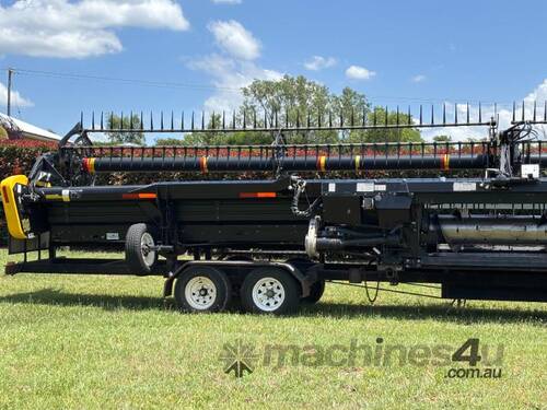 2013 macdon front plus trailer