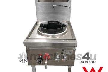 Gasmax Stainless Steel Waterless Nature Gas Single Wok Chimney Burner Ww 1Nc