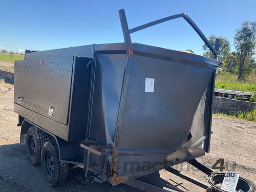 caption 2024 Mechid Dual Axle Enclosed Trailer
