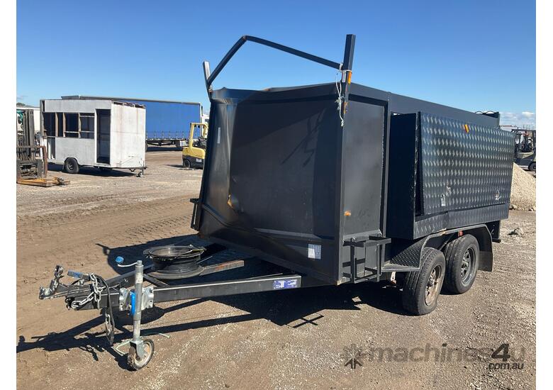 caption 2024 Mechid Dual Axle Enclosed Trailer