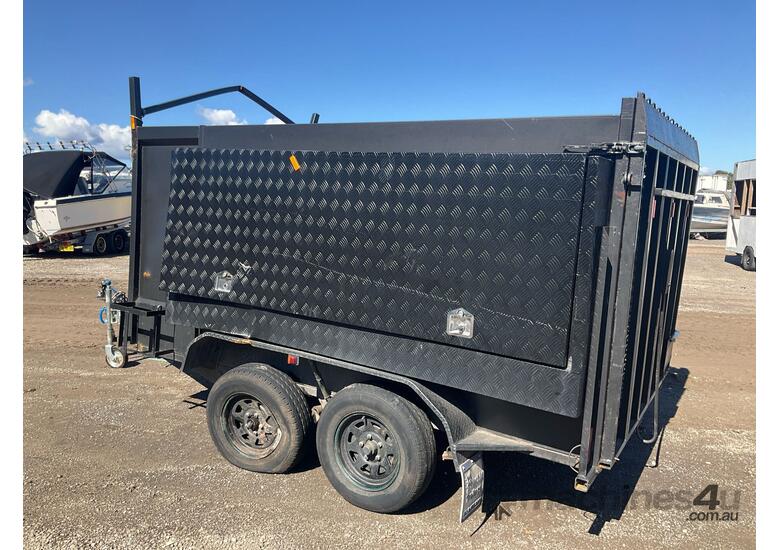 caption 2024 Mechid Dual Axle Enclosed Trailer