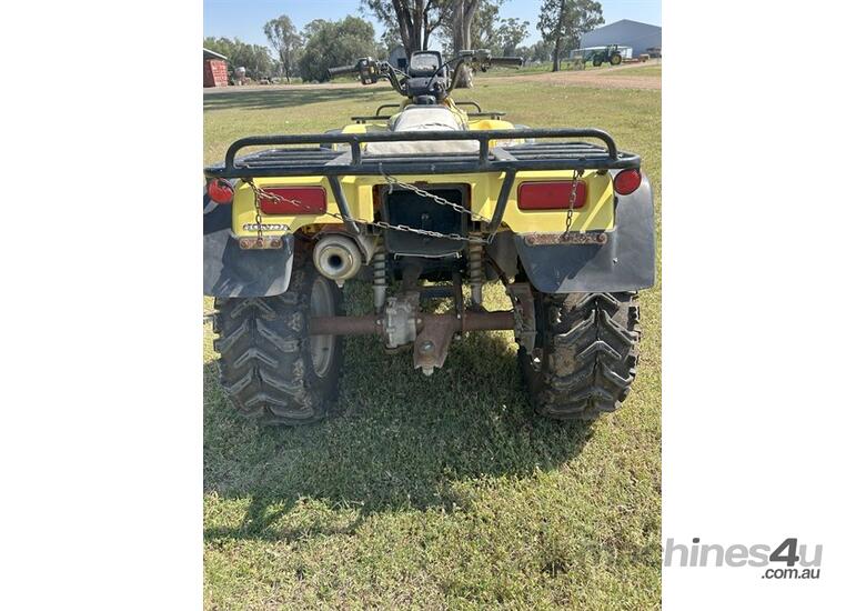 caption HONDA TRX450 QUAD