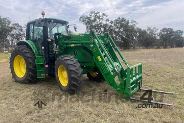 John Deere 6150M Tractor with model 643R front end loader