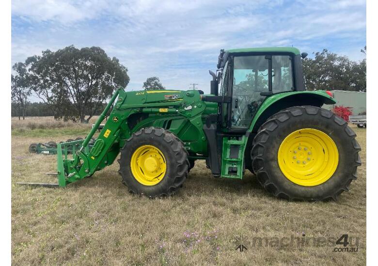 John Deere 6150M Tractor with model 643R front end loader