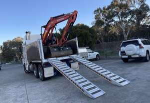 3.9m - 5Tonne Heavy Duty Rubber Track, Rubber Tyre Machinery Loading Ramps