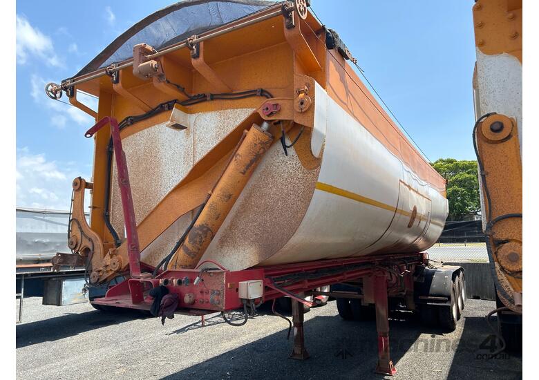 2011 Azmeb Global Trailers Road Train Tri Axle Side Tipper A-Trailer