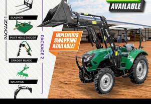 AgKing - Enfly 40HP Tractor ROPS 4WD DQ404 Package Deals