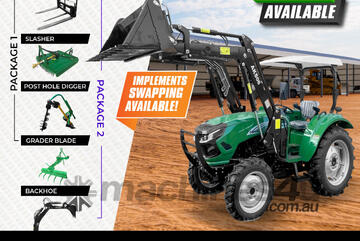 AgKing - Enfly 40HP Tractor ROPS 4WD DQ404 Package Deals