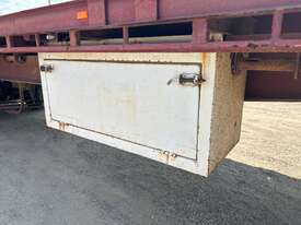 1997 OPhee Tri Axle Semi Trailer Tri Axle Flat Top Trailer - picture0' - Click to enlarge