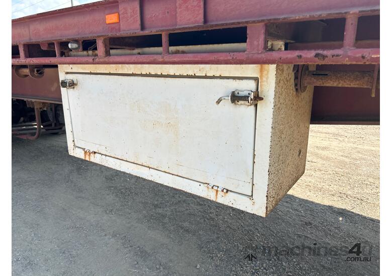 1997 OPhee Tri Axle Semi Trailer Tri Axle Flat Top Trailer