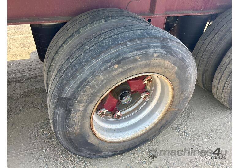 1997 OPhee Tri Axle Semi Trailer Tri Axle Flat Top Trailer