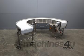 Stainless Steel Curved 180 Degree Conveyor - Contech