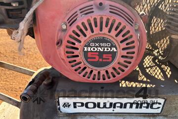 Petrol Compressor, Drop Saw and Bench Grinder