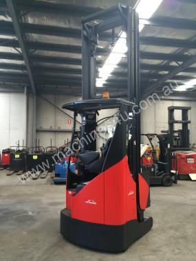 LINDE R16X NARROW AISLE 2.8m !!!! HIGH REACH 2015 9.5m battery like new 
