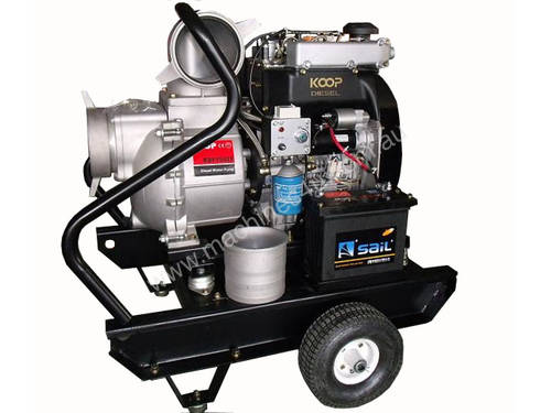 6 inch diesel water pump 2800L/min flow V twin