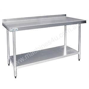 Stainless Steel Prep Table with Splashback - T382 