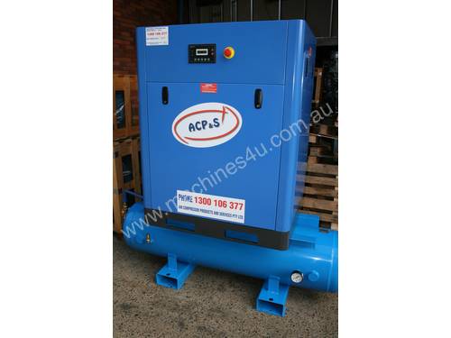 German Rotary Screw - 20hp / 15kW Rotary Screw Air Compressor with Air Receiver Tank