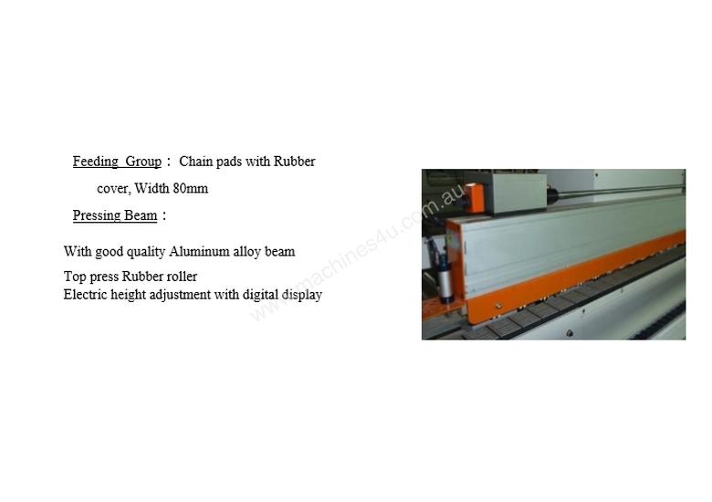 caption NANXING pre milling 0-60° Inclined beveled Automatic Edgebander NB6IJ