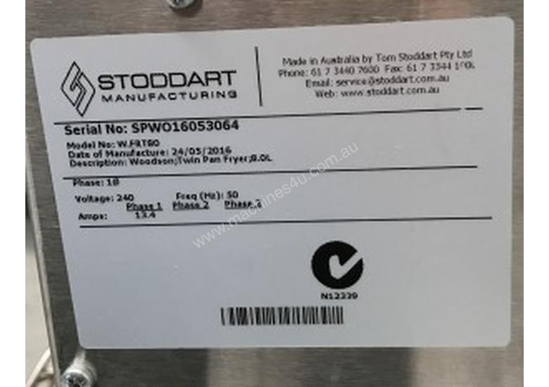 New woodson W FRT80 Double Deep Fryer in , Listed on Machines4u