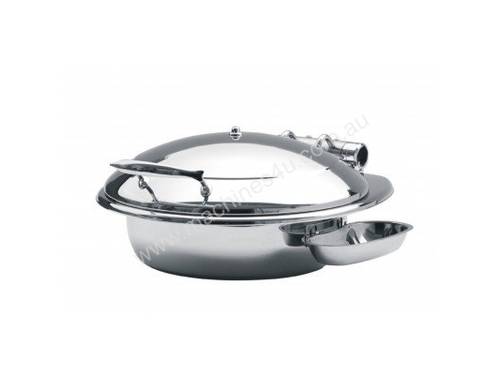 Safco Deluxe 6 Litre Round Induction Chafer - Solid Lid