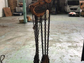 Chain Hoist Block and Tackle 7.5 ton x 6 mtr Drop PWB Anchor Lifting Crane  - picture2' - Click to enlarge