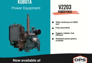 V2203 40.0HP KUBOTA ENGINE POWER PACK