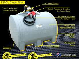 1200L Diesel fuel tank 12V pump Diesel unit TFPOLYDD - picture1' - Click to enlarge